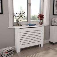 Radiatorombouwen 2 st 112x19x81,5 cm MDF wit