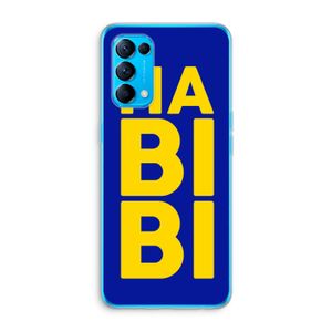 Habibi Blue: Oppo Find X3 Lite Transparant Hoesje