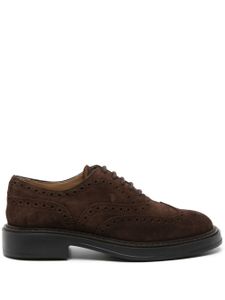 Tod's richelieus en daim à lacets - Marron