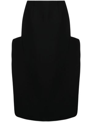 Maticevski jupe Pureness Cut Away - Noir
