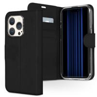 Accezz Wallet Softcase Bookcase iPhone 15 Pro Telefoonhoesje Zwart
