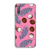 Kokosnoot roze: Samsung Galaxy A7 (2018) Transparant Hoesje