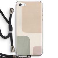 Geo #7: iPhone 5 / 5S / SE Transparant Hoesje met koord