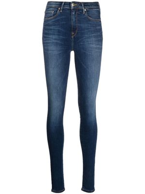 Tommy Hilfiger jean skinny à effet délavé - Bleu