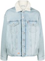 ERL x Levi's veste Sherpa Trucker Woven - Bleu