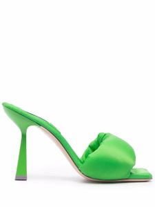 Sebastian Milano mules à bride matelassée - Vert