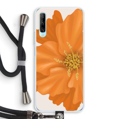 Orange Ellila flower: Huawei P Smart Pro Transparant Hoesje met koord