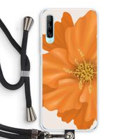 Orange Ellila flower: Huawei P Smart Pro Transparant Hoesje met koord