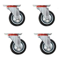 VidaXL Zwenkwielen 4 st 75 mm VidaXL Zwenkwielen 4 st 75 mm