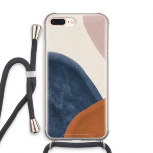 Geo #1: iPhone 7 PLUS Transparant Hoesje met koord