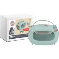 Transportdoos - M PETS - SIXTIES Classic - Handvat - Rugzak - Opening aan de achterkant - Maximaal 5 kg - Blauw