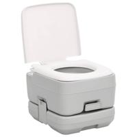 The Living Store Campingtoilet Grijs - HDPE - 41.5 x 36.5 x 30 cm - 10 L - T-spoeling - thumbnail