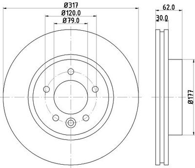 Remschijf 8DD355129471 Remschijf 8DD355129471