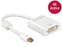 DeLOCK 62604 video kabel adapter 0,2 m Mini DisplayPort DVI-I Wit - thumbnail