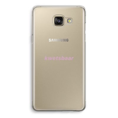 kwetsbaar: Samsung Galaxy A5 (2016) Transparant Hoesje
