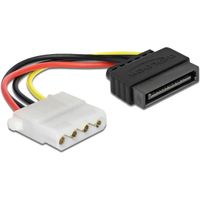 DeLOCK SATA 15pin male > 4pin Molex female adapter - thumbnail