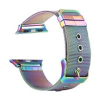 Milanese met gesp bandje - Multicolor - Geschikt voor Apple Watch 42mm / 44mm / 45mm / 49mm - thumbnail