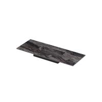 INK Post Wastafel keramische slab envelop bak midden zonder kraangat 120x45x1 Venice brown glossy
