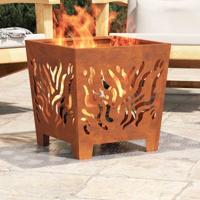 VidaXL Trap tread vierkant 2 pcs zilver 40 x 40 cm aluminium