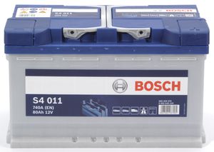 Bosch auto accu S4011 - 80Ah - 740A - voor voertuigen zonder start-stopsysteem S4011