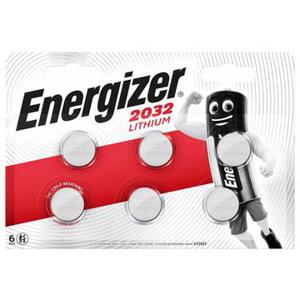 Energizer Mini CR2032 Lithium Batterijen - 3V - 6 stuks.