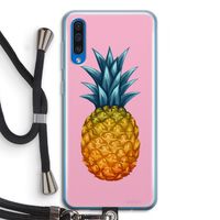 Grote ananas: Samsung Galaxy A50 Transparant Hoesje met koord