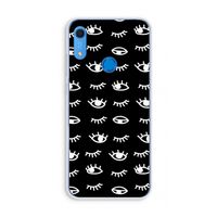 Eye pattern #3: Huawei Y6s Transparant Hoesje