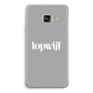Topwijf Grijs Wit: Samsung A3 (2017) Transparant Hoesje