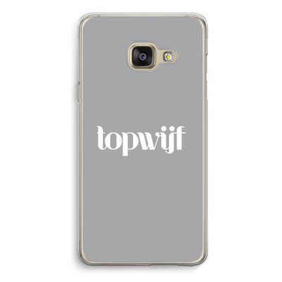 Topwijf Grijs Wit: Samsung A3 (2017) Transparant Hoesje