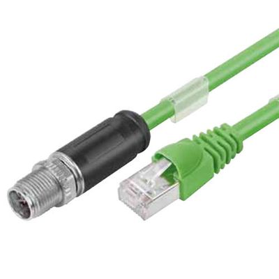 Binder 79 9723 050 08 M12 Sensorkabel | 8-Polige Afgeschermde| X-Code | Male - RJ45 | 5 meter