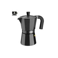 Italiaanse Koffiepot BRA INOX BLACK 3T Zwart