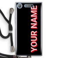 Namecase: Sony Xperia XZ1 Transparant Hoesje met koord