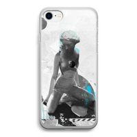I will not feel a thing: iPhone SE 2020 Transparant Hoesje