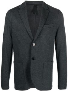 Harris Wharf London blazer en laine vierge à simple boutonnage - Gris