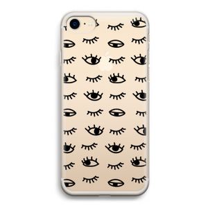 Eye pattern #2: iPhone 7 Transparant Hoesje