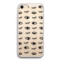Eye pattern #2: iPhone 7 Transparant Hoesje