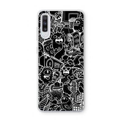 Vexx Black City : Samsung Galaxy A70 Transparant Hoesje
