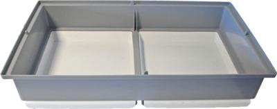 Voltrega onderbak met lade grijs/wit 010232GC - Gebr de boon