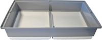 Voltrega onderbak met lade grijs/wit 010232GC - Gebr de boon