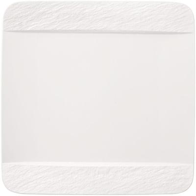 Villeroy & Boch Dinerbord Manufacture Rock - Wit - 28 x 28 cm
