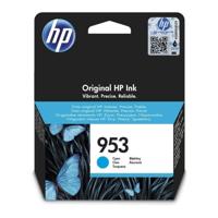 Originele HP 953 cyaan inktcartridge voor HP OfficeJet Pro 8710/8715/8720 (F6U12AE)