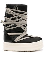 Moncler + Rick Owens bottes Bigrocks à design matelassé - Noir - thumbnail