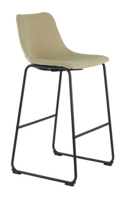 Light & Living Barkruk 'Jeddo' Bouclé, kleur Karamel (zithoogte 72cm)