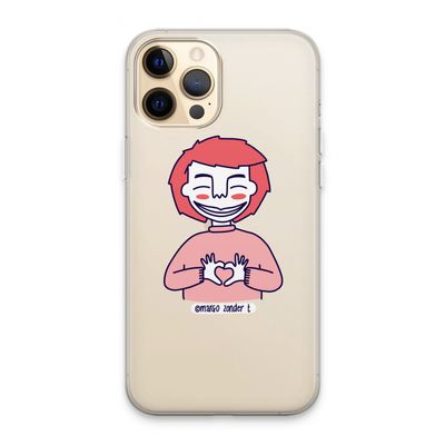 Hartje: iPhone 13 Pro Max Transparant Hoesje