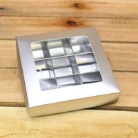 Bonbon doosjes - Chocolade doosje - Zilver mat 113 - 24 stuks