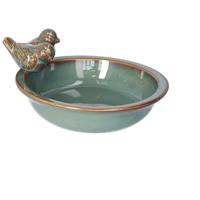 Bird bowl Merel - small - vogelbad - khaki - voederschaal vogels