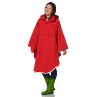 Rain cape red
