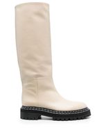 Proenza Schouler bottes en cuir - Tons neutres Proenza Schouler bottes en cuir - Tons neutres