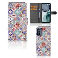 Motorola Moto G62 5G | Bookcase | Tiles Color Motorola Moto G62 5G | Bookcase | Tiles Color
