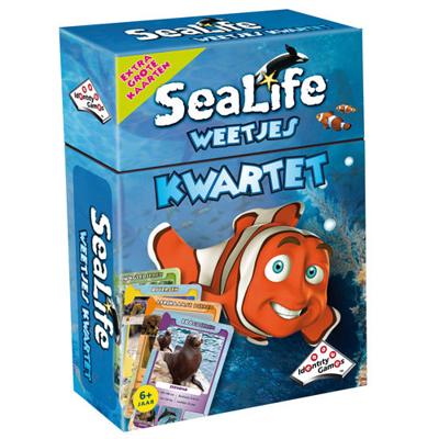 Boosterbox Sealife weetjes kwartet - kaartspel
